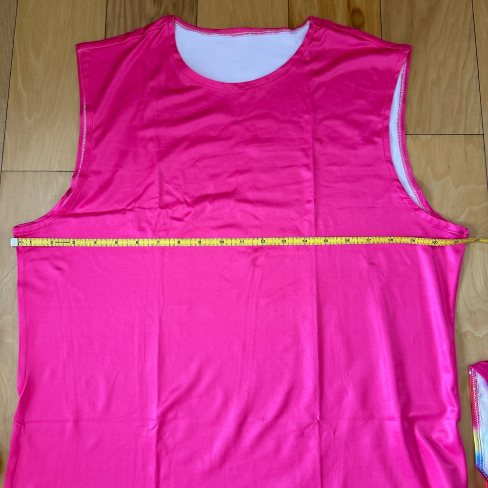 NEW Retro Ken / 80’s Men’s Workout 8 piece Costume size L - Picture 9 of 12